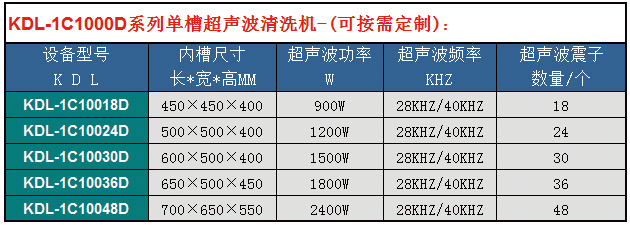 单槽超声波清洗机